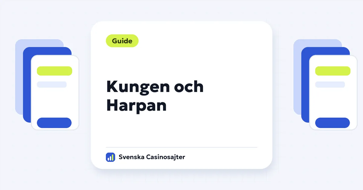 Kungen och Harpan – regler för två klassiska patienser