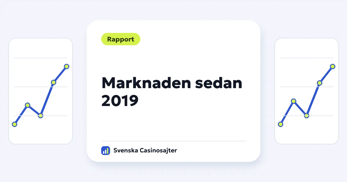 Casinomarknaden i Sverige sedan 2019 – det här har hänt
