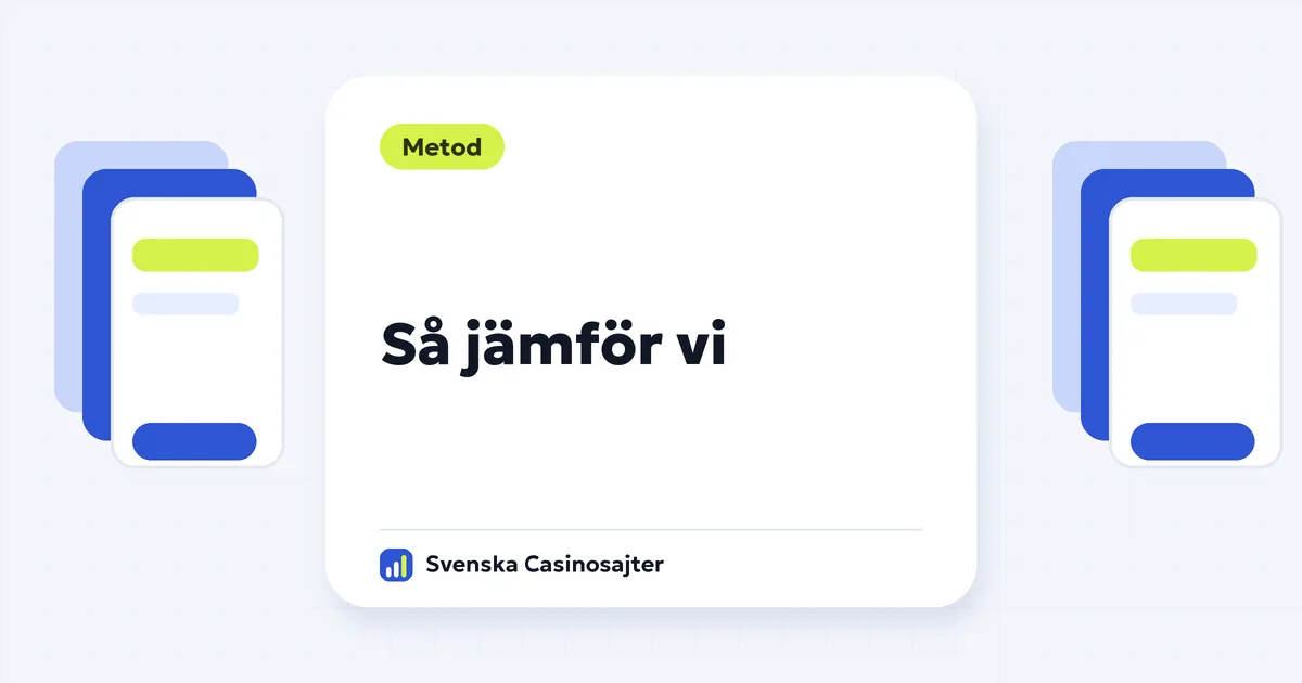 Så jämför vi